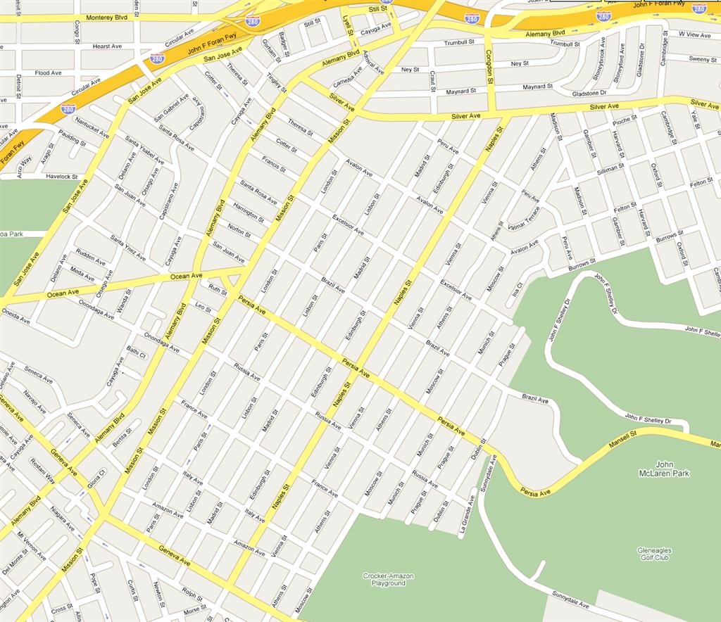 Excelsior District map